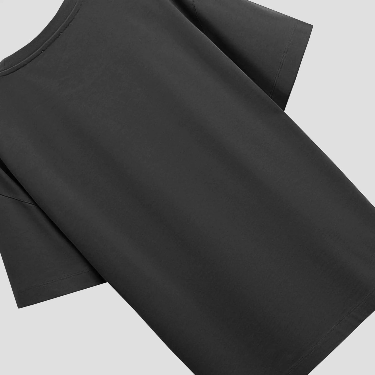 Black Solid Tee My Store