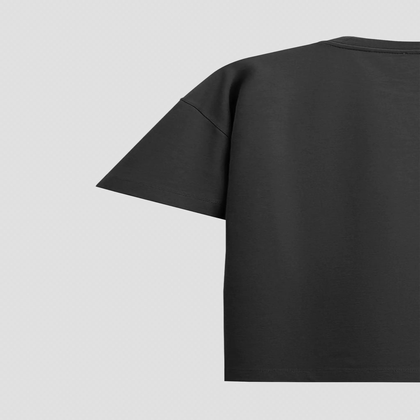 Black Solid Tee My Store