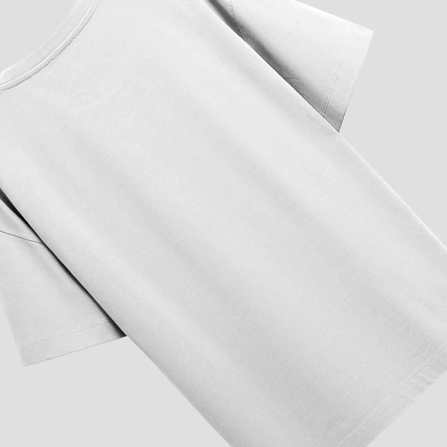 White Solid Tee My Store