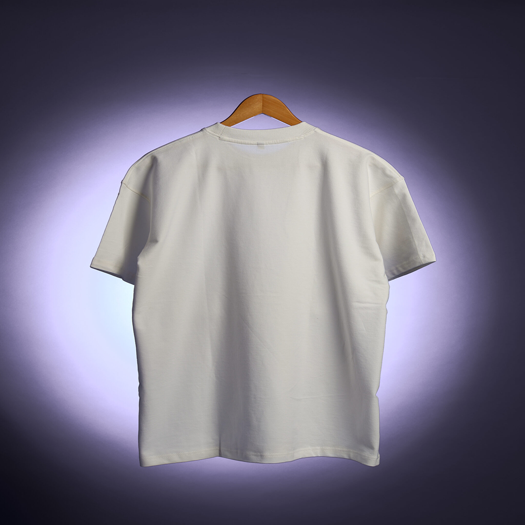 White Solid Tee